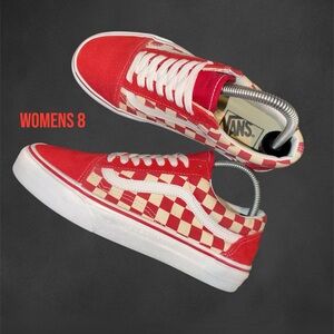 Vans Old Skool Red Checkered